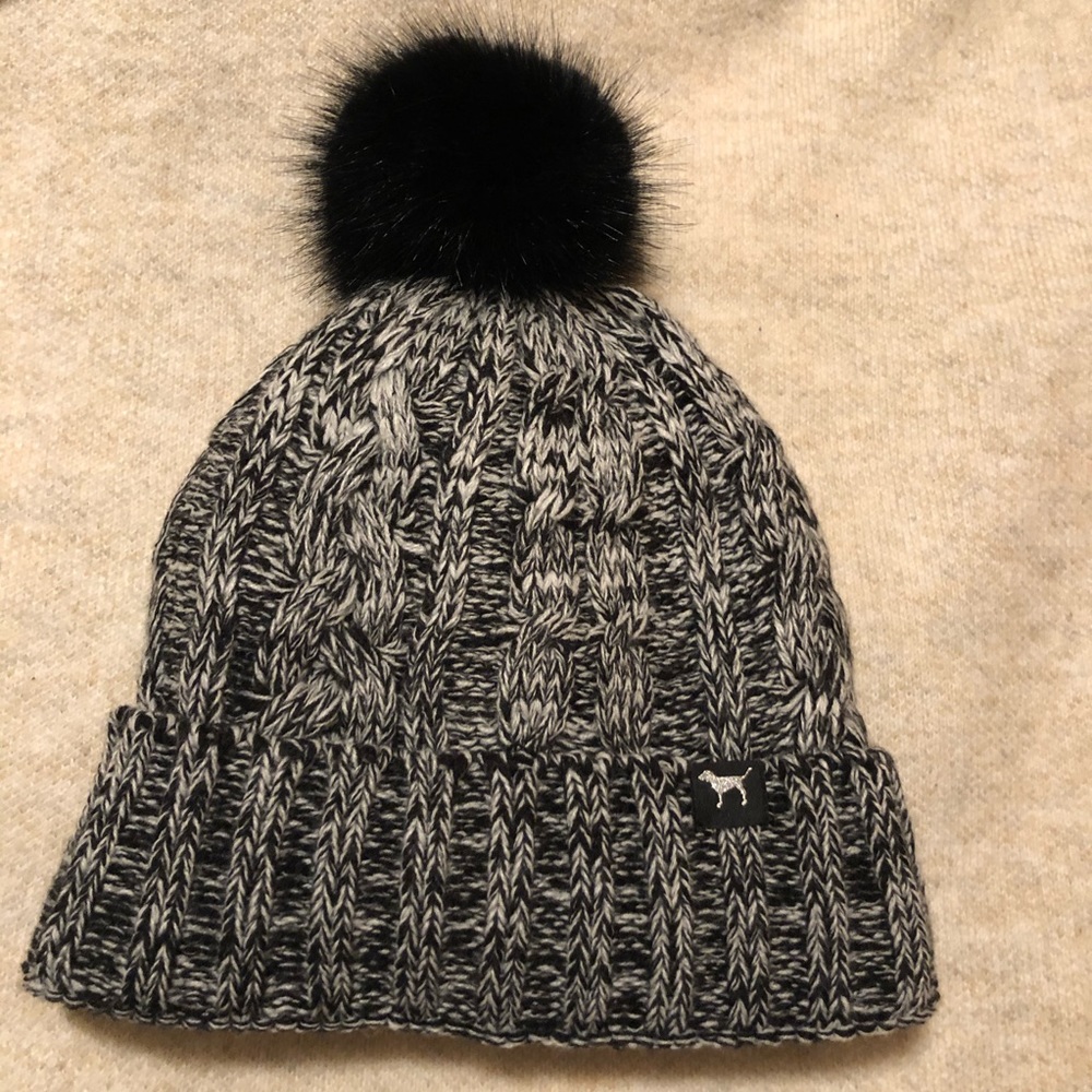 PINK Victoria’s Secret Pom Beanie